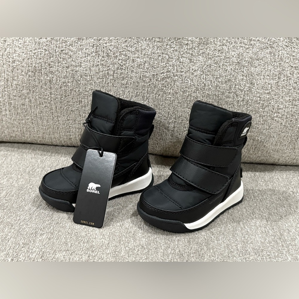 SOREL WHITNEY II STRAP WATERPROOF BOOTS LITTLE KIDS'